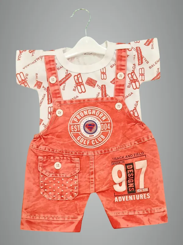 Red_Cotton_Blend_Printed_Dungaree_For_Baby_Boys_&_Baby_Girls