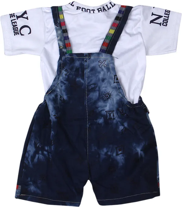 White_Denim_Printed_Casual_Dungaree_For_Baby_Boys_&_Baby_Girls