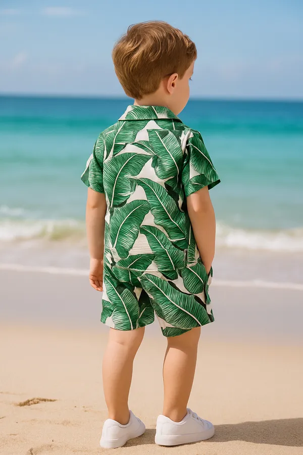 Green_Cotton_Blend_Printed_Co-Ord_Set_For_Boys
