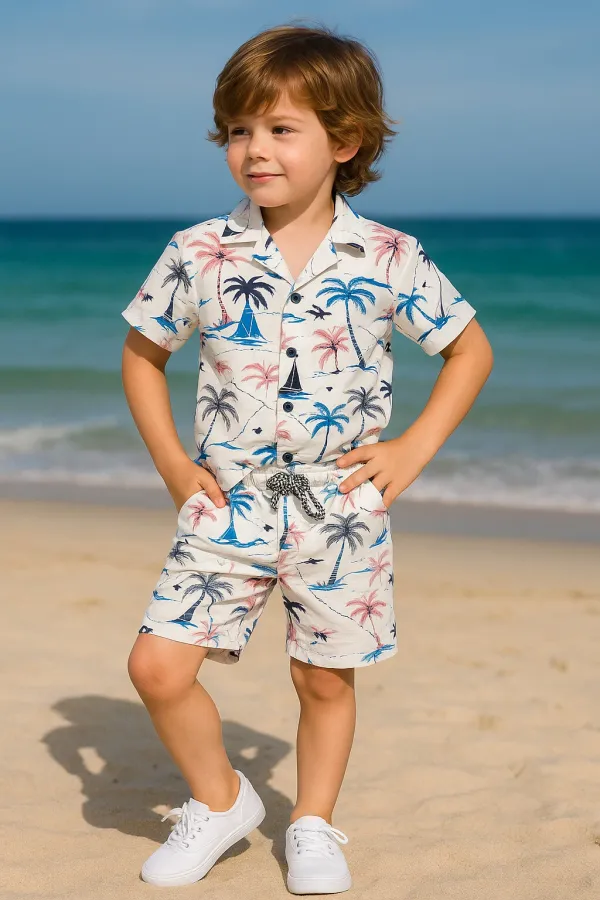 White_Cotton_Blend_Printed_Co-Ord_Set_For_Boys