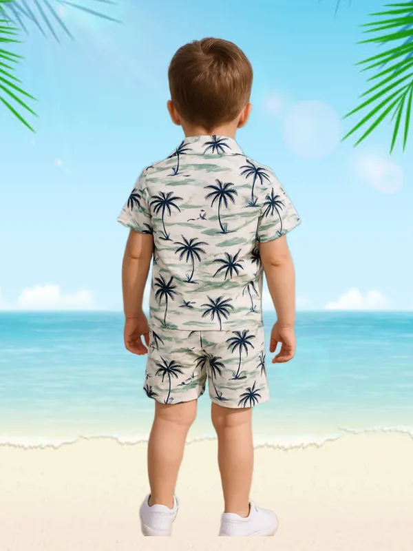 White_Cotton_Blend_Printed_Co-Ord_Set_For_Boys