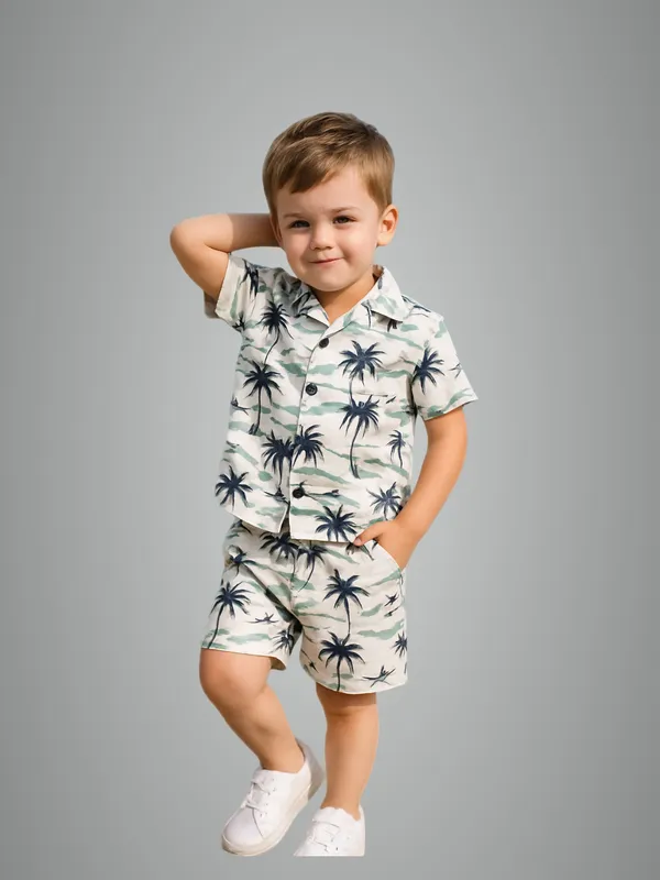 White_Cotton_Blend_Printed_Co-Ord_Set_For_Boys