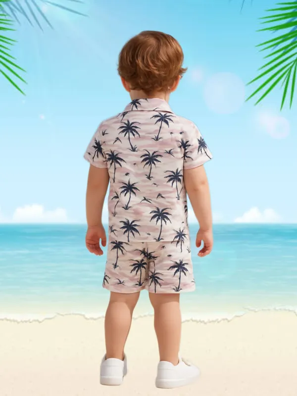 White_Cotton_Blend_Printed_Co-Ord_Set_For_Boys