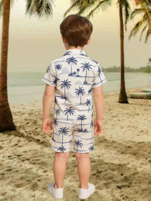 White_Blue_Cotton_Blend_Printed_Co-Ord_Set_For_Boys