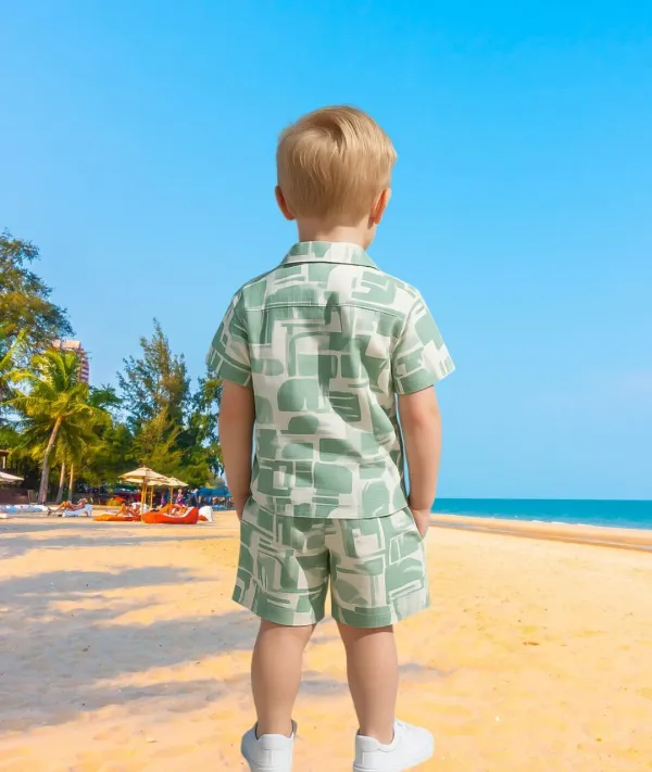 Light_Green_Cotton_Blend_Printed_Co-Ord_Set_For_Boys