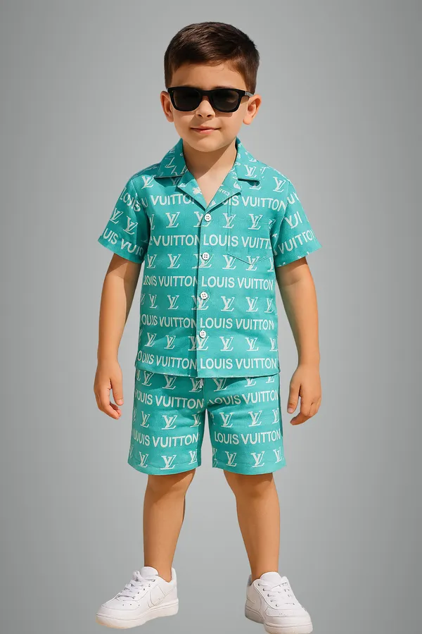 Light_Blue_Cotton_Blend_Printed_Co-Ord_Set_For_Boys