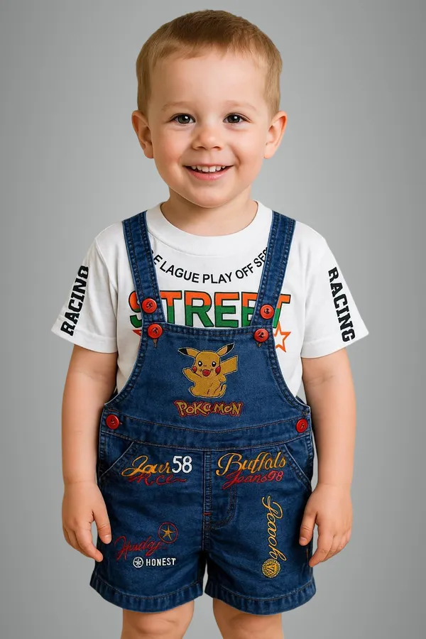 White_Denim_Printed_Dungaree_For_Baby_Boys