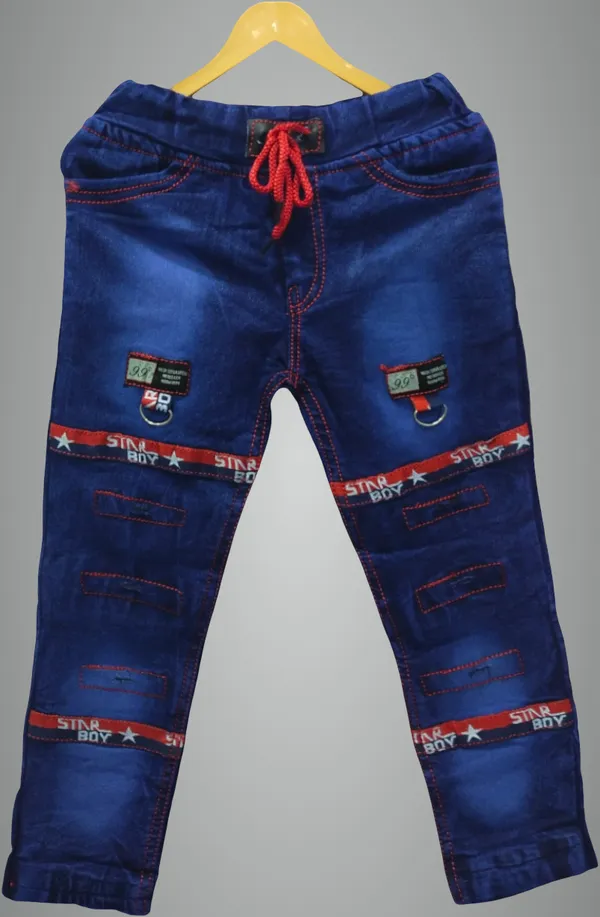 Dark_Blue_Denim_Printed_Regular_Fit_Clean_Look_Jogger_Jeans_For_Boys