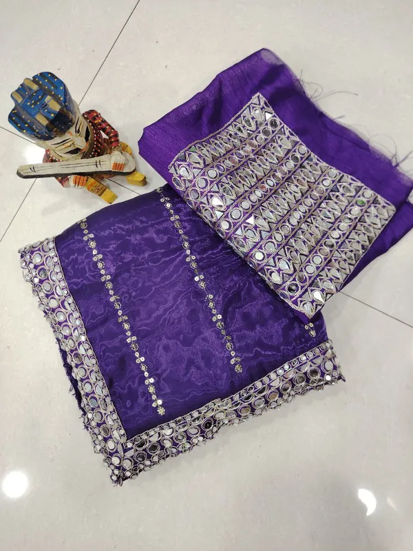 Purple_Jimmy_Choo_Premium_&_Elegant_Saree_With_Unstiched_Blouse_For_Women
