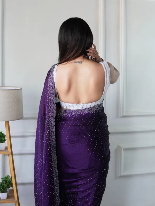 Purple_Chiffon_Satin_Premium_&_Elegant_Saree_With_Unstiched_Blouse_For_Women