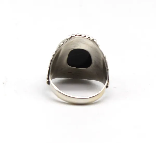 Silver_&_Black_Sterling_Silver_925_Premium_&_Elegant_Statement_Ring_For_Girls_&_Women