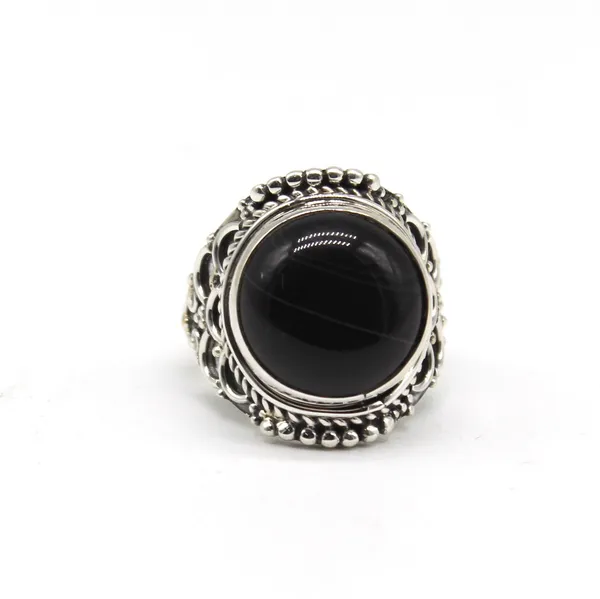 Silver_&_Black_Sterling_Silver_925_Premium_&_Elegant_Statement_Ring_For_Girls_&_Women