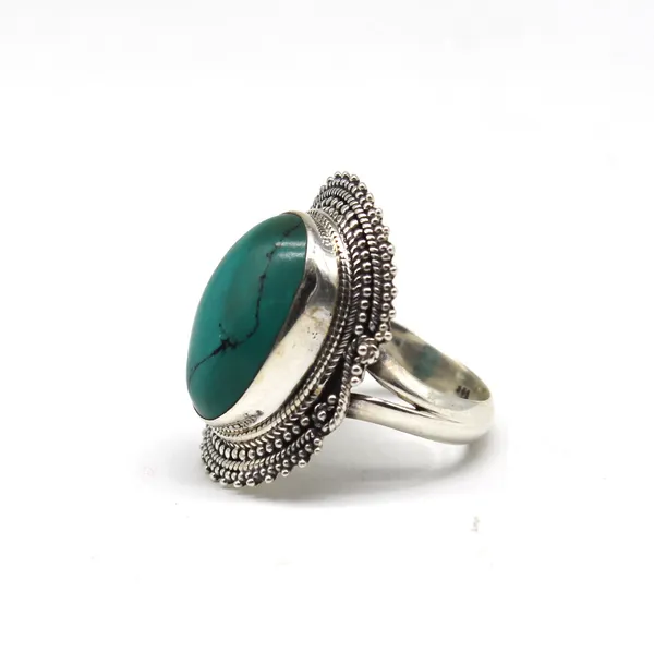 Silver_&_Green_Sterling_Silver_925_Premium_&_Elegant_Boho_Ring_For_Girls_&_Women