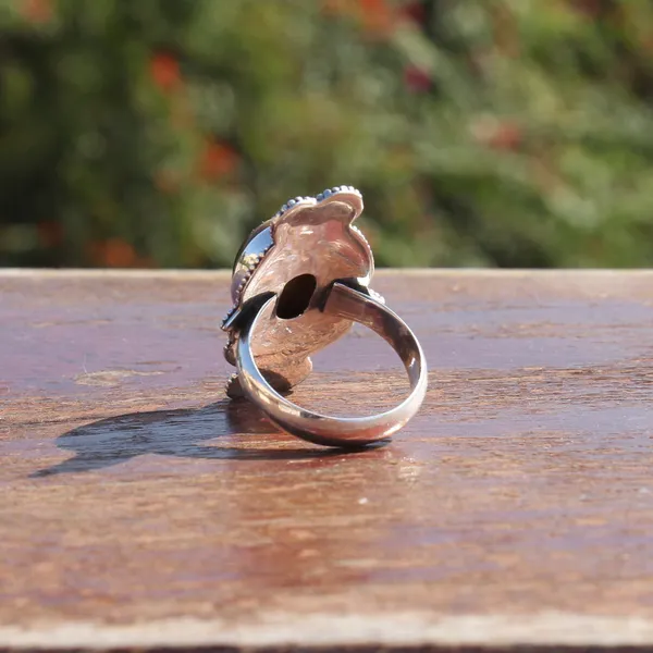 Silver_&_Brown_Sterling_Silver_925_Premium_&_Elegant_Boho_Ring_For_Girls_&_Women