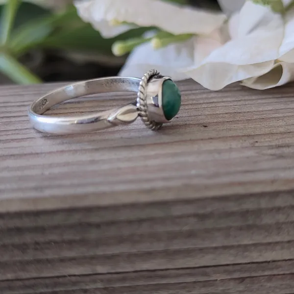 Silver_&_Green_Sterling_Silver_925_Premium_&_Elegant_Boho_Ring_For_Girls_&_Women