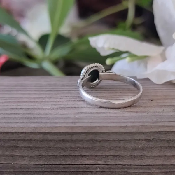 Silver_&_Green_Sterling_Silver_925_Premium_&_Elegant_Boho_Ring_For_Girls_&_Women
