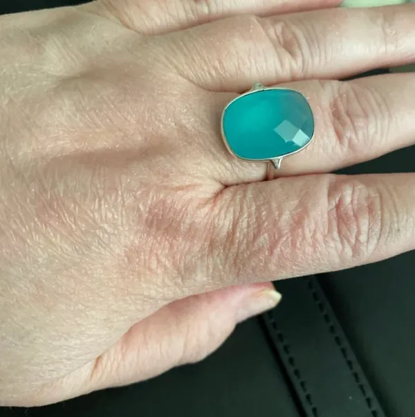 Silver_&_Blue_Sterling_Silver_925_Premium_&_Elegant_Boho_Ring_For_Girls_&_Women