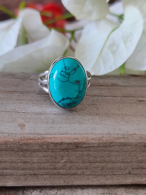 Silver_&_Green_Sterling_Silver_925_Premium_&_Elegant_Boho_Ring_For_Girls_&_Women