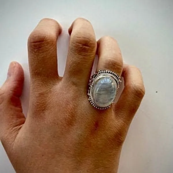 Silver_&_Multicolor_Sterling_Silver_925_Premium_&_Elegant_Boho_Ring_For_Girls_&_Women