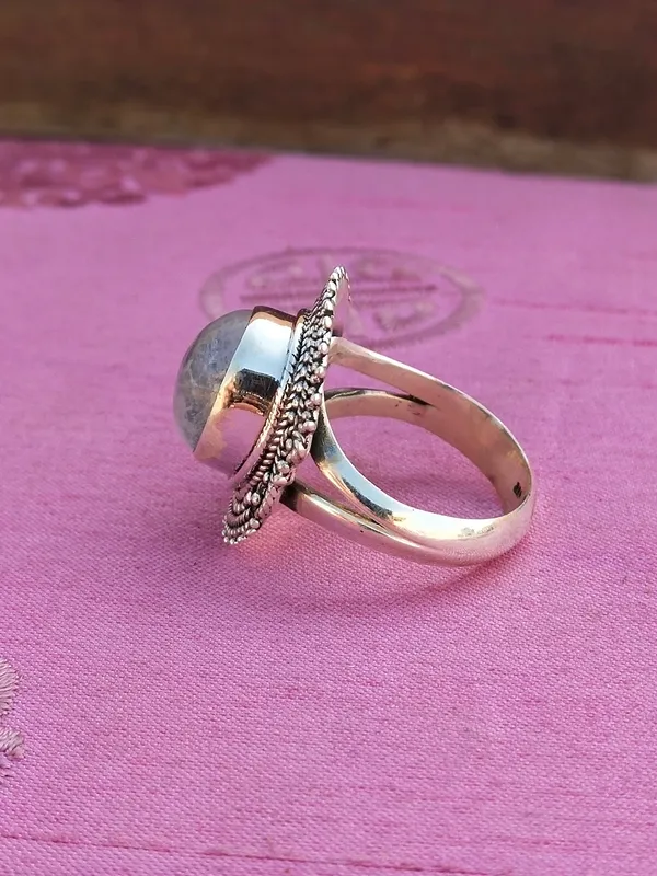 Silver_&_Multicolor_White_Sterling_Silver_925_Premium_&_Elegant_Boho_Ring_For_Girls_&_Women