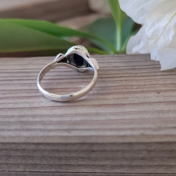 Silver_&_Blue_Sterling_Silver_925_Premium_&_Elegant_Boho_Ring_For_Girls_&_Women
