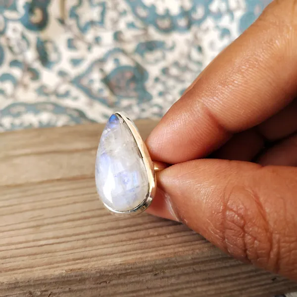 Silver_&_White_With_Blue_Sterling_Silver_925_Premium_&_Elegant_Boho_Ring_For_Girls_&_Women