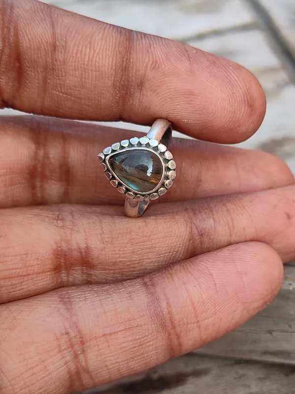 Silver_&_Grey_Sterling_Silver_925_Premium_&_Elegant_Boho_Ring_For_Girls_&_Women