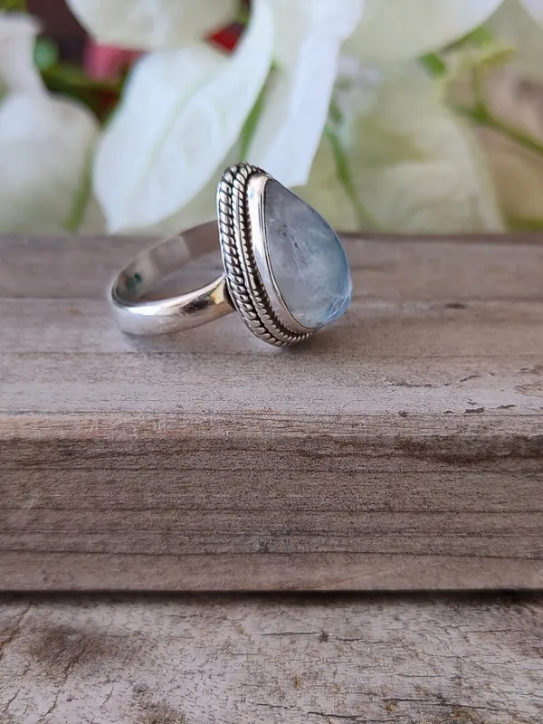 Silver_&_White_With_Blue_Sterling_Silver_925_Premium_&_Elegant_Boho_Ring_For_Girls_&_Women