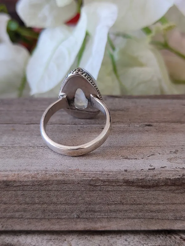 Silver_&_White_With_Blue_Sterling_Silver_925_Premium_&_Elegant_Boho_Ring_For_Girls_&_Women