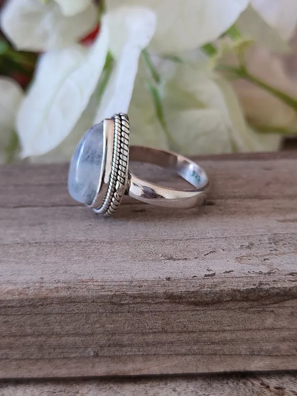 Silver_&_White_With_Blue_Sterling_Silver_925_Premium_&_Elegant_Boho_Ring_For_Girls_&_Women