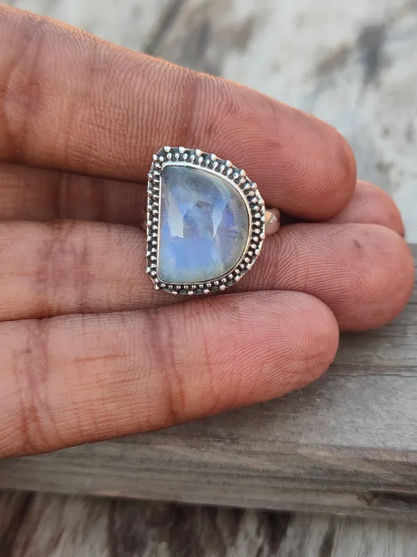 Silver_&_Multicolor_White_Sterling_Silver_925_Premium_&_Elegant_Boho_Ring_For_Girls_&_Women
