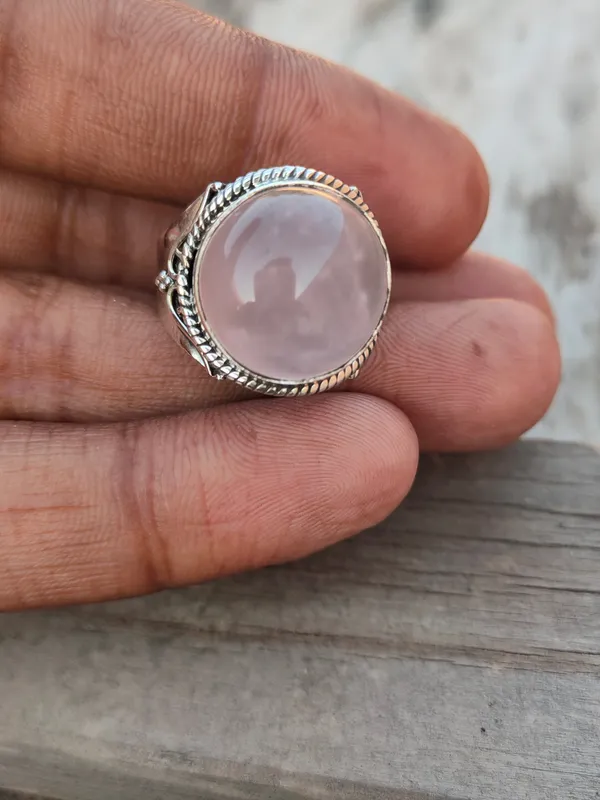 Silver_&_Pink_Sterling_Silver_925_Premium_&_Elegant_Minimal_Ring_For_Girls_&_Women