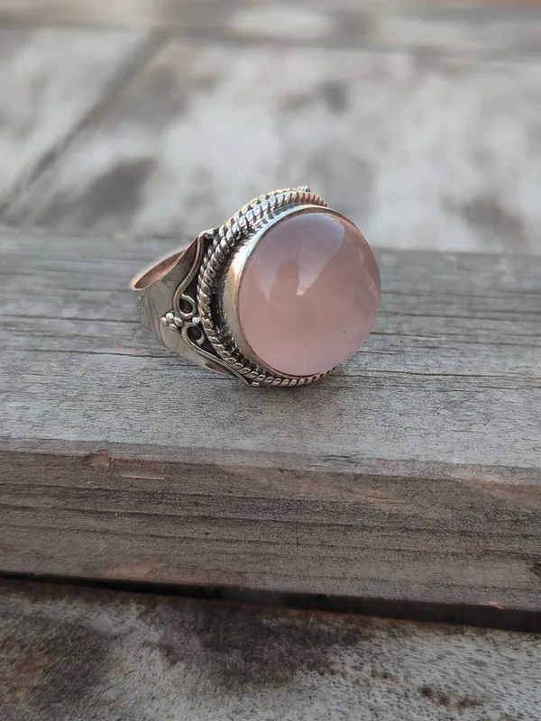 Silver_&_Pink_Sterling_Silver_925_Premium_&_Elegant_Minimal_Ring_For_Girls_&_Women