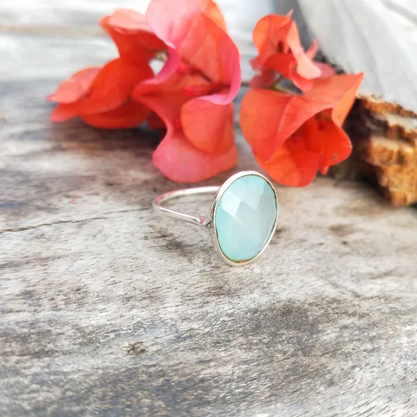 Silver_&_Aqua_Blue_Sterling_Silver_925_Premium_&_Elegant_Handmade_Ring_For_Girls_&_Women
