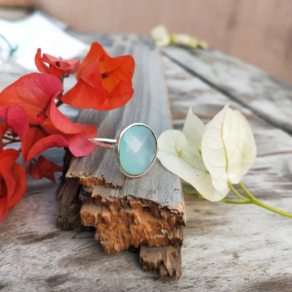 Silver_&_Aqua_Blue_Sterling_Silver_925_Premium_&_Elegant_Handmade_Ring_For_Girls_&_Women
