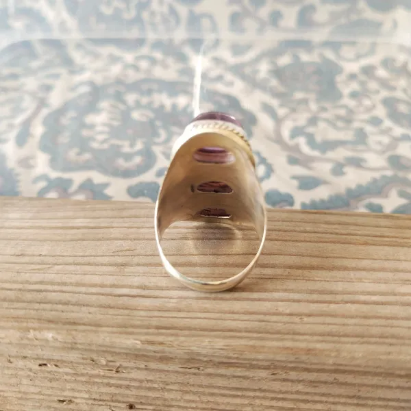Silver_&_Purple_Sterling_Silver_925_Premium_&_Elegant_Boho_Ring_For_Girls_&_Women