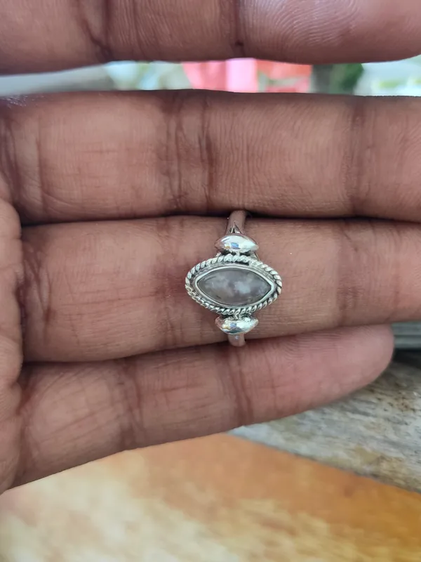 Silver_&_White_Sterling_Silver_925_Premium_&_Elegant_Boho_Ring_For_Girls_&_Women