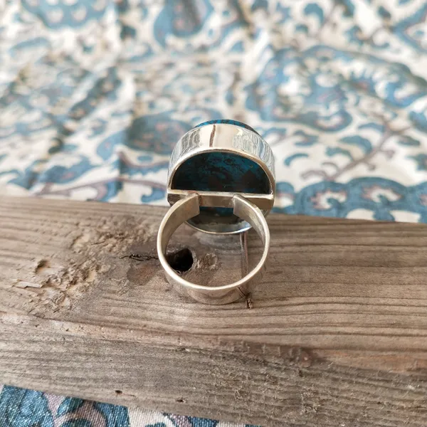 Silver_&_Green_Sterling_Silver_925_Premium_&_Elegant_Boho_Ring_For_Girls_&_Women