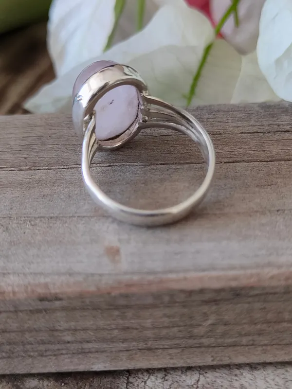 Silver_&_Pink_Sterling_Silver_925_Premium_&_Elegant_Boho_Ring_For_Girls_&_Women