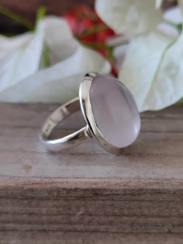 Silver_&_Pink_Sterling_Silver_925_Premium_&_Elegant_Boho_Ring_For_Girls_&_Women