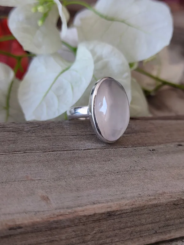 Silver_&_Pink_Sterling_Silver_925_Premium_&_Elegant_Boho_Ring_For_Girls_&_Women