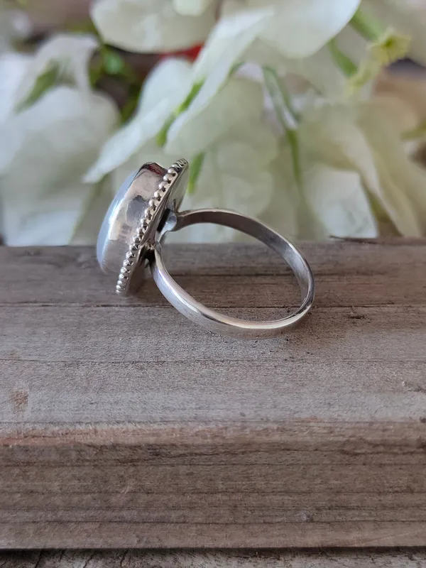 Silver_&_White_With_Blue_Sterling_Silver_925_Premium_&_Elegant_Boho_Ring_For_Girls_&_Women