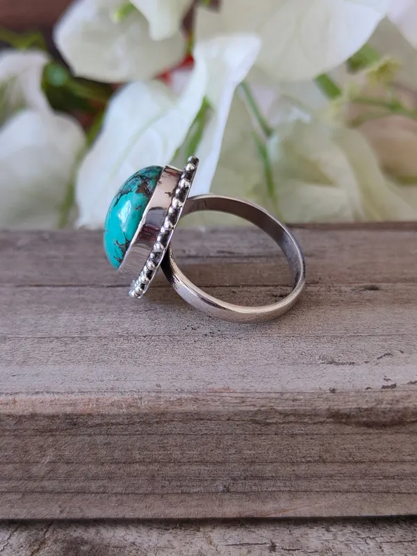 Silver_&_Green_Sterling_Silver_925_Premium_&_Elegant_Boho_Ring_For_Girls_&_Women