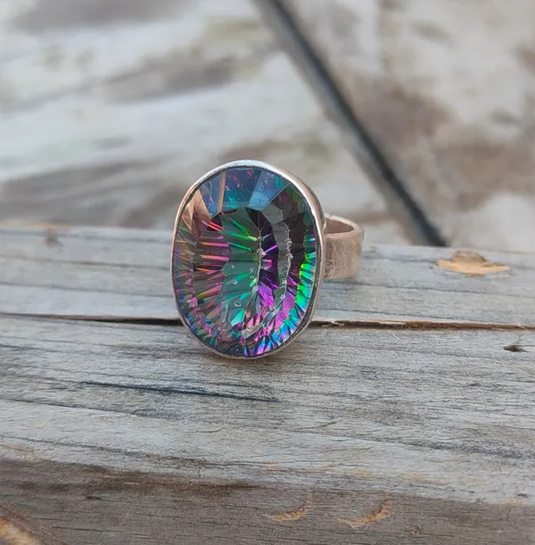 Silver_&_Multicolor_Sterling_Silver_925_Premium_&_Elegant_Boho_Ring_For_Girls_&_Women