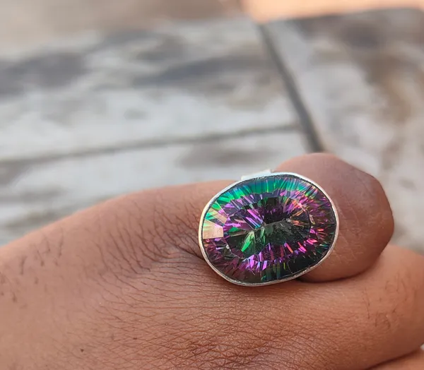 Silver_&_Multicolor_Sterling_Silver_925_Premium_&_Elegant_Boho_Ring_For_Girls_&_Women