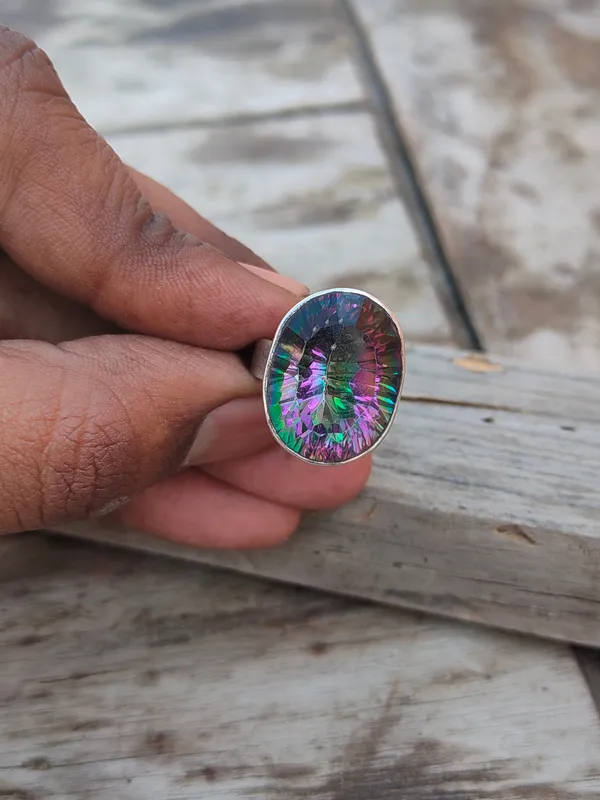 Silver_&_Multicolor_Sterling_Silver_925_Premium_&_Elegant_Boho_Ring_For_Girls_&_Women