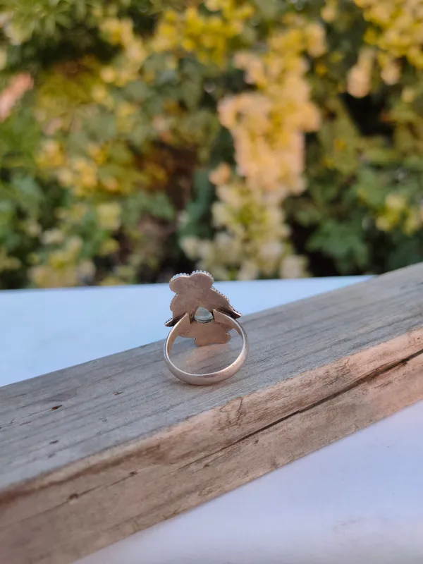 Silver_&_White_With_Blue_Sterling_Silver_925_Premium_&_Elegant_Boho_Ring_For_Girls_&_Women