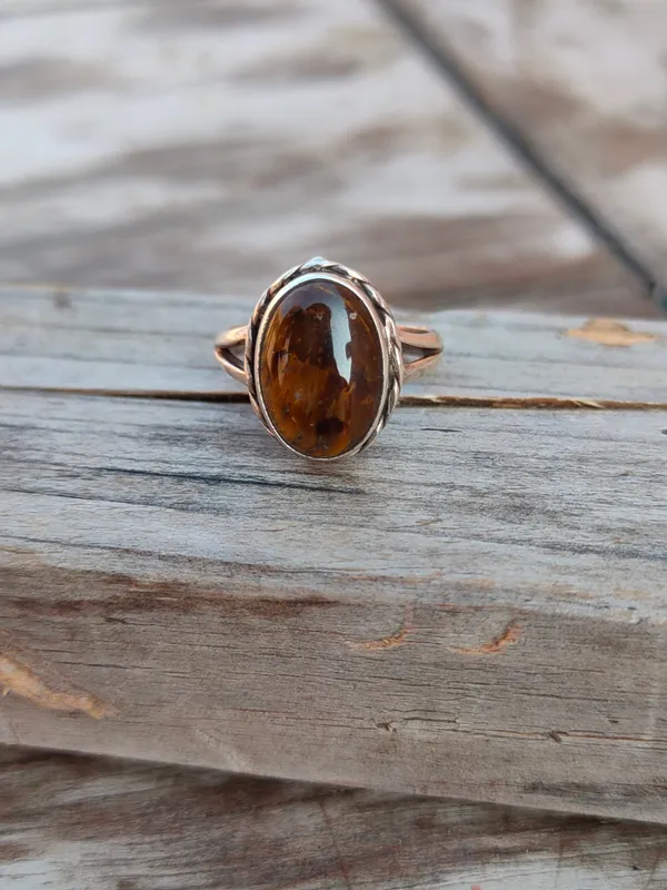 Silver_&_Brown_Sterling_Silver_925_Premium_&_Elegant_Boho_Ring_For_Girls_&_Women