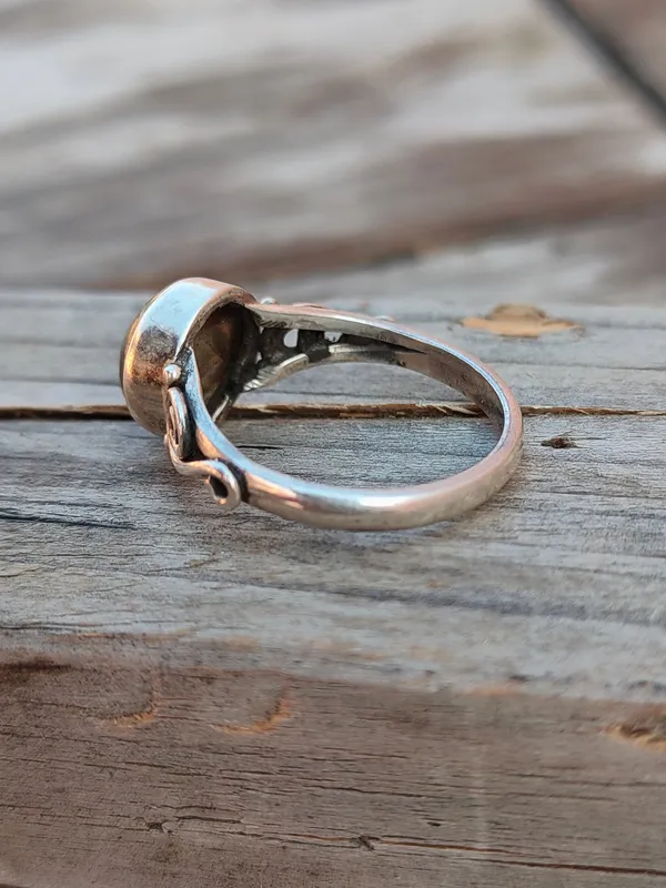 Silver_&_Brown_Sterling_Silver_925_Premium_&_Elegant_Boho_Ring_For_Girls_&_Women