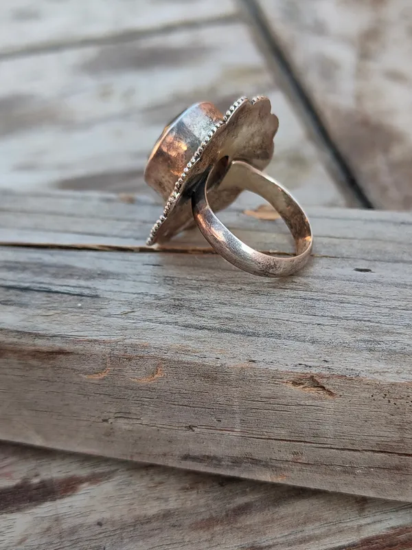 Silver_&_Brown_Sterling_Silver_925_Premium_&_Elegant_Boho_Ring_For_Girls_&_Women